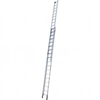 Двухсекционная алюминиевая лестница KRAUSE STABILO 123428