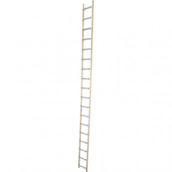 Лестница KRAUSE для крыши, 18 перекладин (алюминий/дерево)