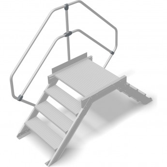 Переход с платформой KRAUSE STABILO 826237, 4 ступени 800 мм 45°