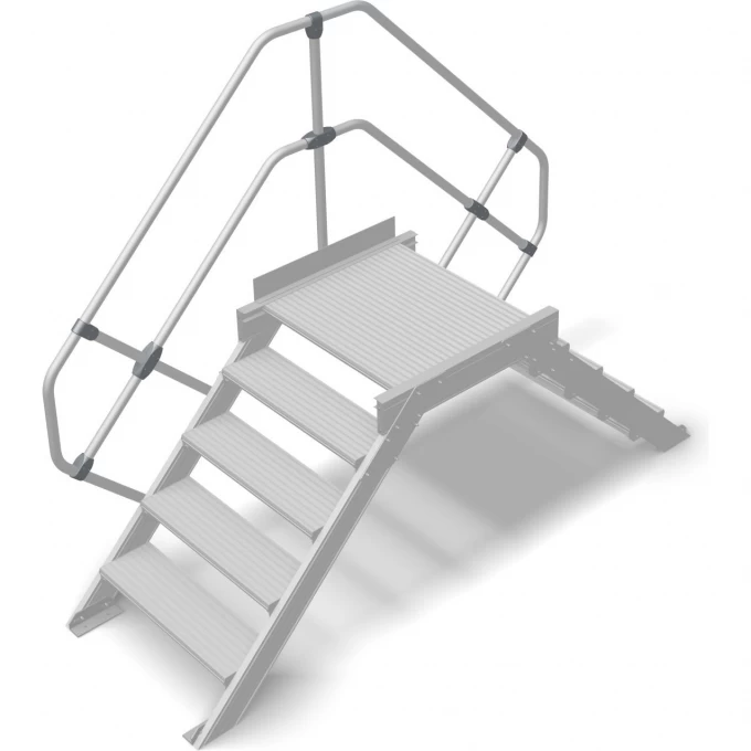 Переход с платформой KRAUSE STABILO , 6 ступеней 1000 мм 60° 827258 Переход с платформой KRAUSE STABILO , 6 ступеней 1000 мм 60° 827258