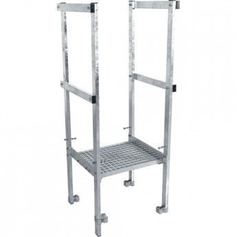 Переход с площадкой KRAUSE 450 мм, алюминий