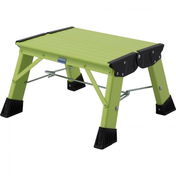 Подставка складная KRAUSE TREPPY 1 ступень, зелёная 130365 Подставка складная KRAUSE TREPPY 1 ступень, зелёная 130365