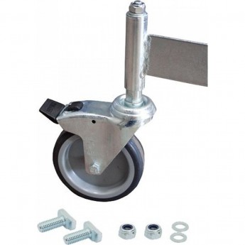 Ролик с тормозом KRAUSE 820570 для лестницы с платформой 8 ступеней