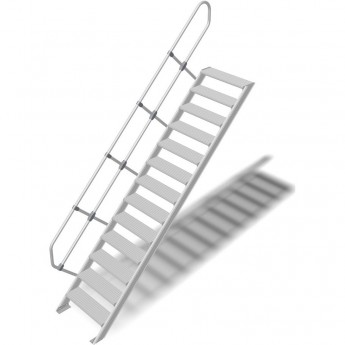 Трап стационарный KRAUSE 13 ступеней, ширина 600 мм 60°